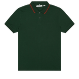 Polo Signature Algodón Orgánico Dark Gren - ECRU