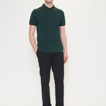 Polo Signature Algodón Orgánico Dark Gren - ECRU