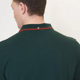 Polo Signature Algodón Orgánico Dark Gren - ECRU