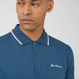 Polo Signature Algodón Orgánico Dark Teal - ECRU