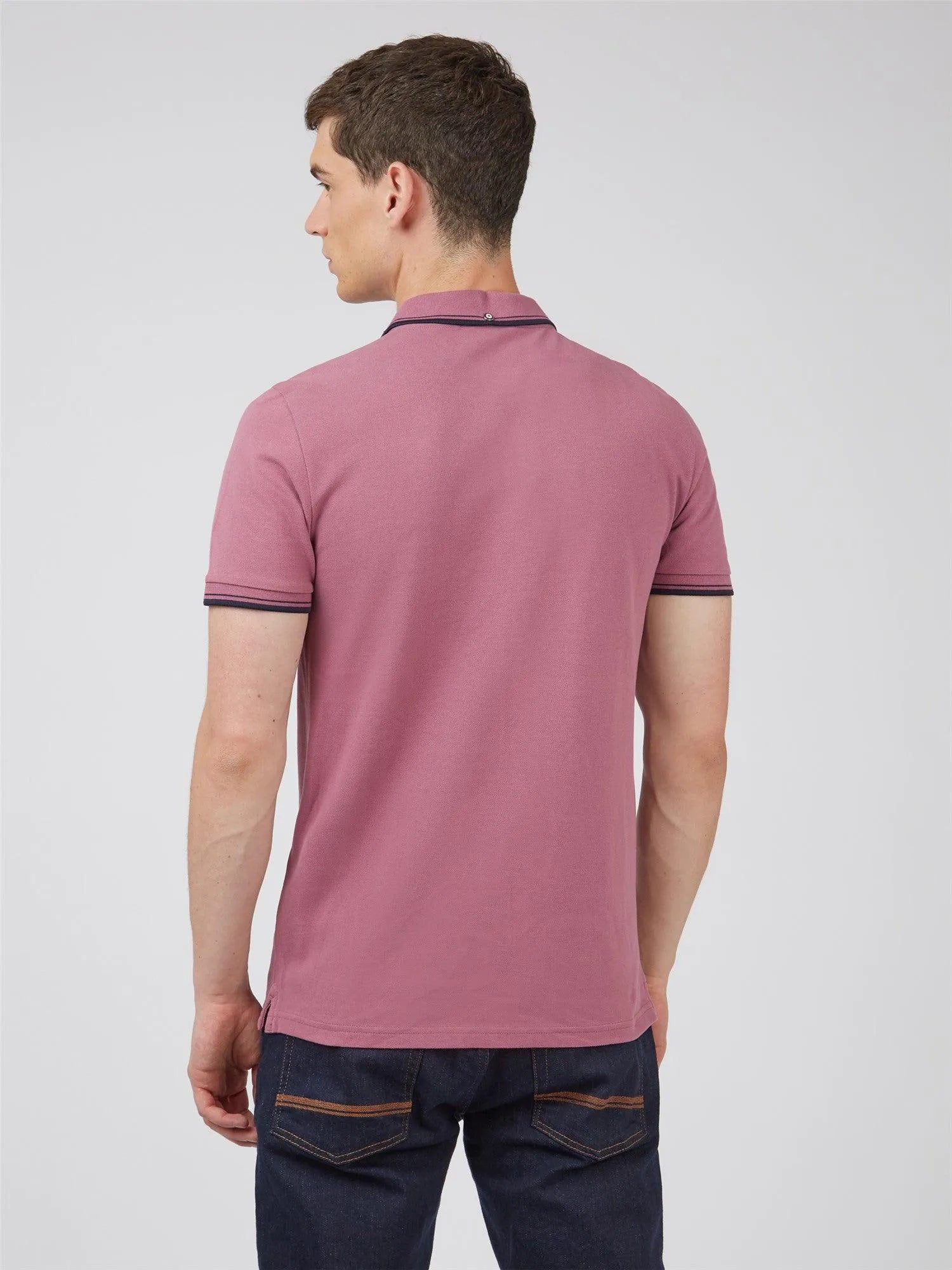 Polo Signature Algodón Orgánico Grape - ECRU