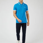 Polo Signature Ben Sherman Blue - ECRU