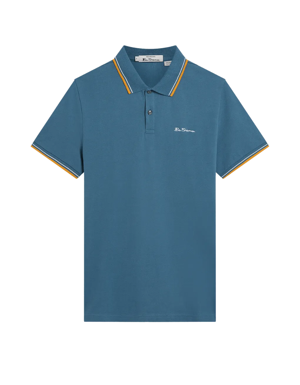 Polo Signature Ben Sherman Blue Shadow - ECRU