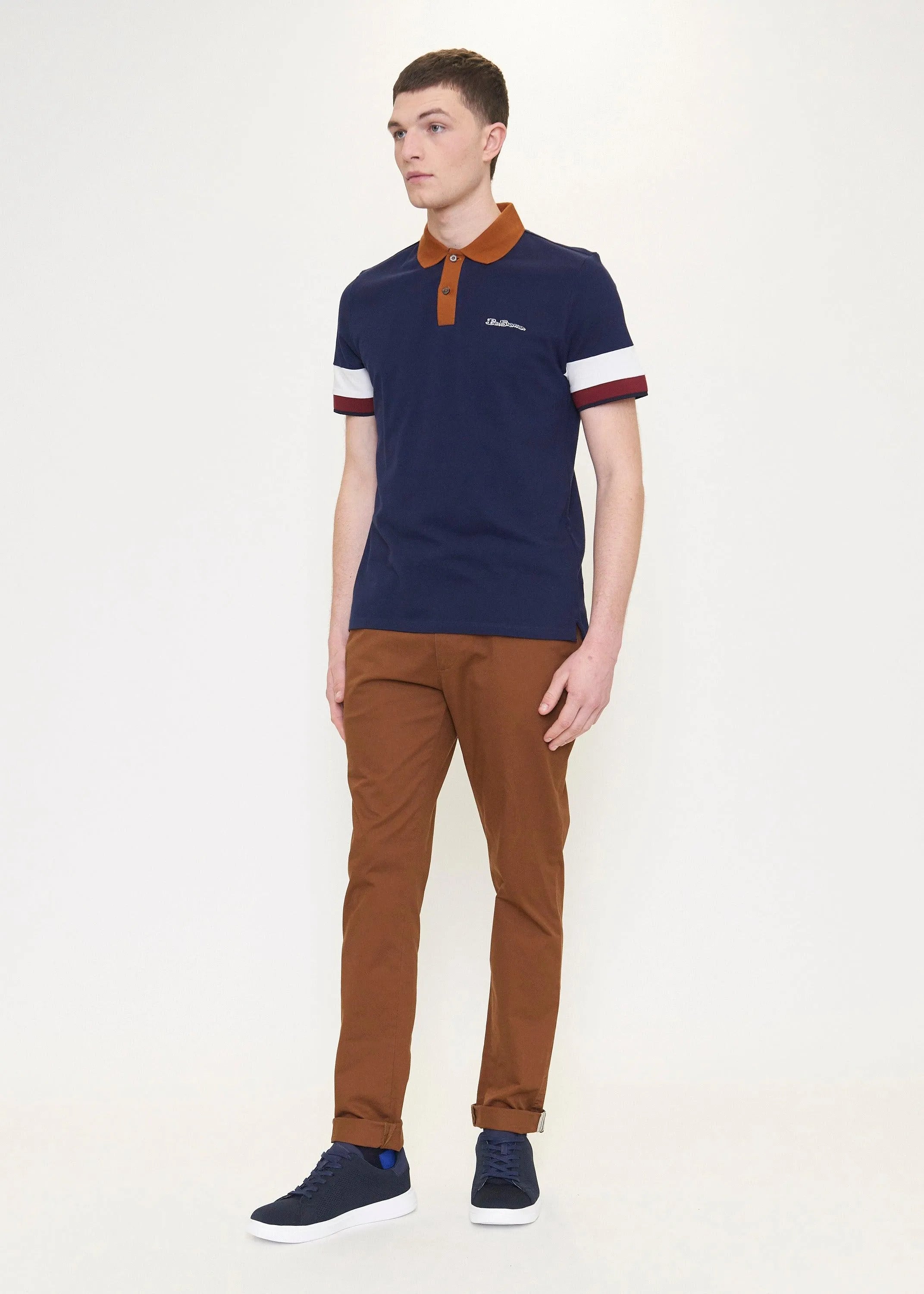 Polo Sleeve Colour Block - ECRU