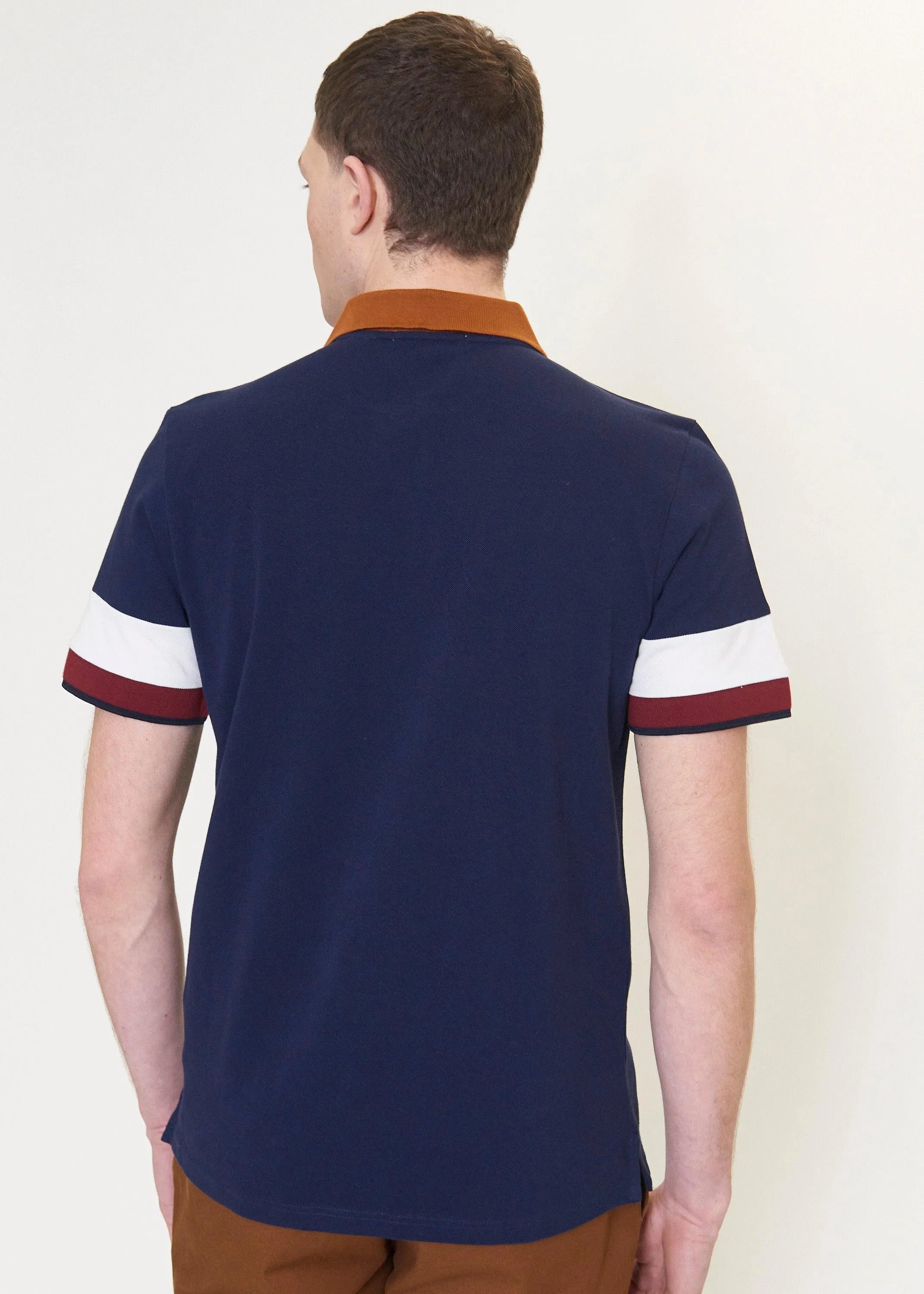 Polo Sleeve Colour Block - ECRU