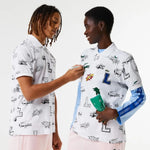 Polo unisex Lacoste Holiday con estampado personalizado - ECRU