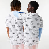 Polo unisex Lacoste Holiday con estampado personalizado - ECRU
