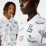 Polo unisex Lacoste Holiday con estampado personalizado - ECRU