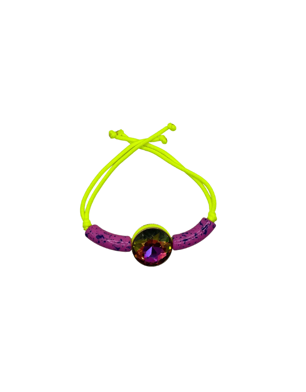 Pulsera Domingo Ayala Diamond Pink and Yellow - ECRU