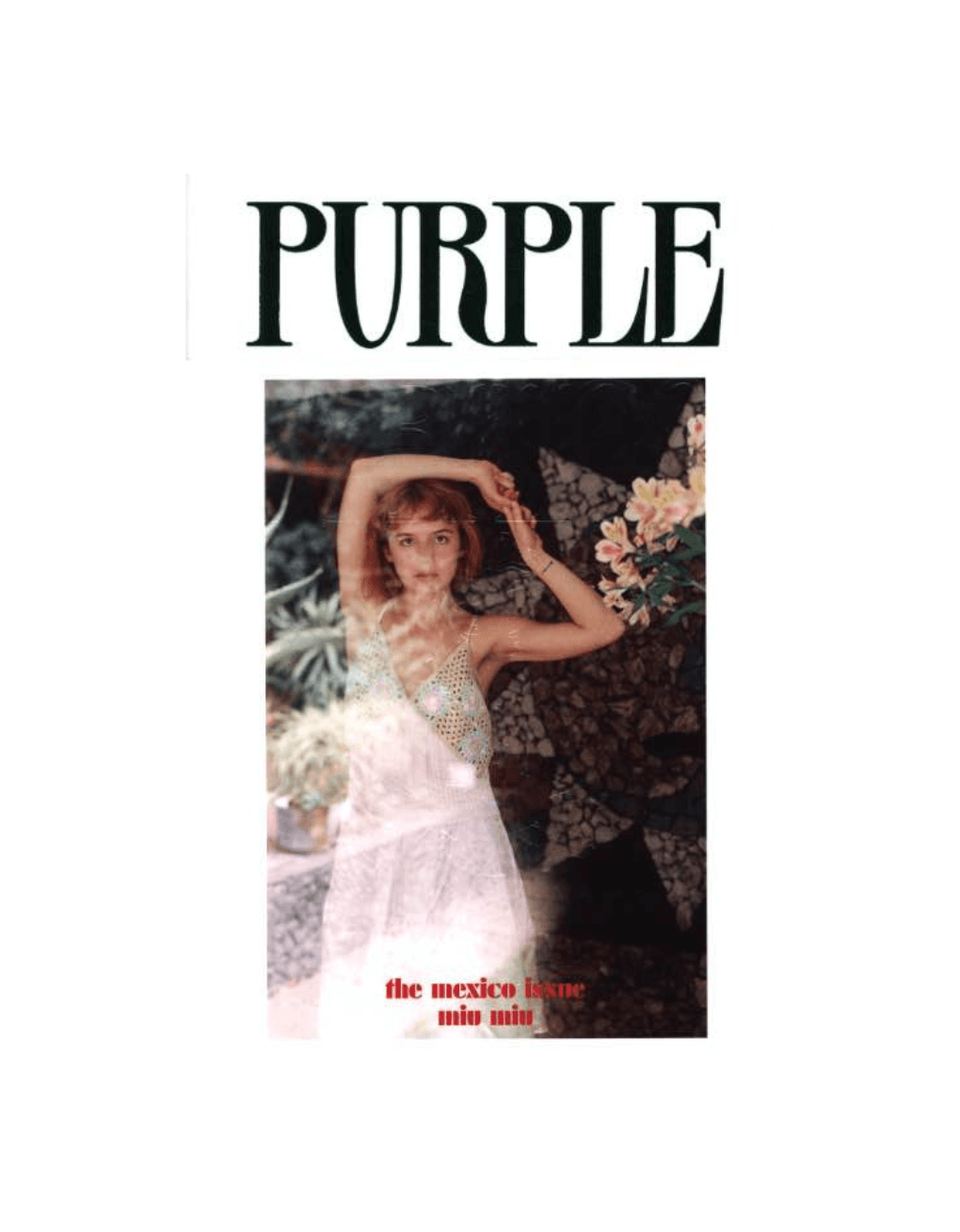 Purple Magazine The Mexico Issue 36 - ECRU