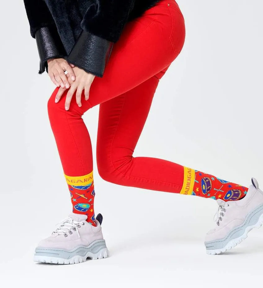 Radio Ga Ga Sock - ECRU