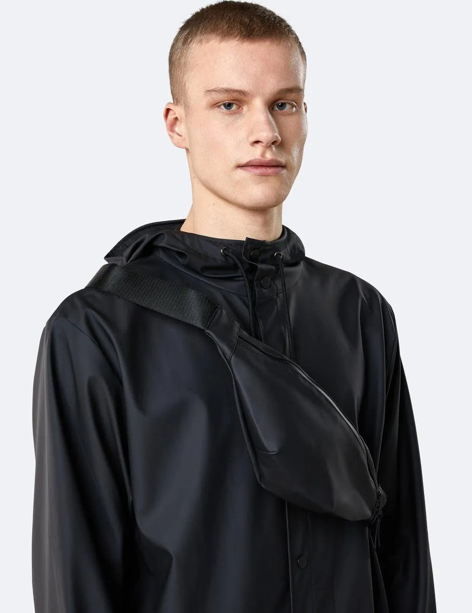 Rains Bum Bag Mini Negra - ECRU