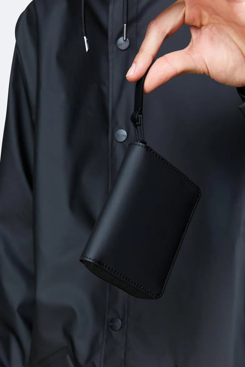 Rains Cartera Small Wallet Negro - ECRU