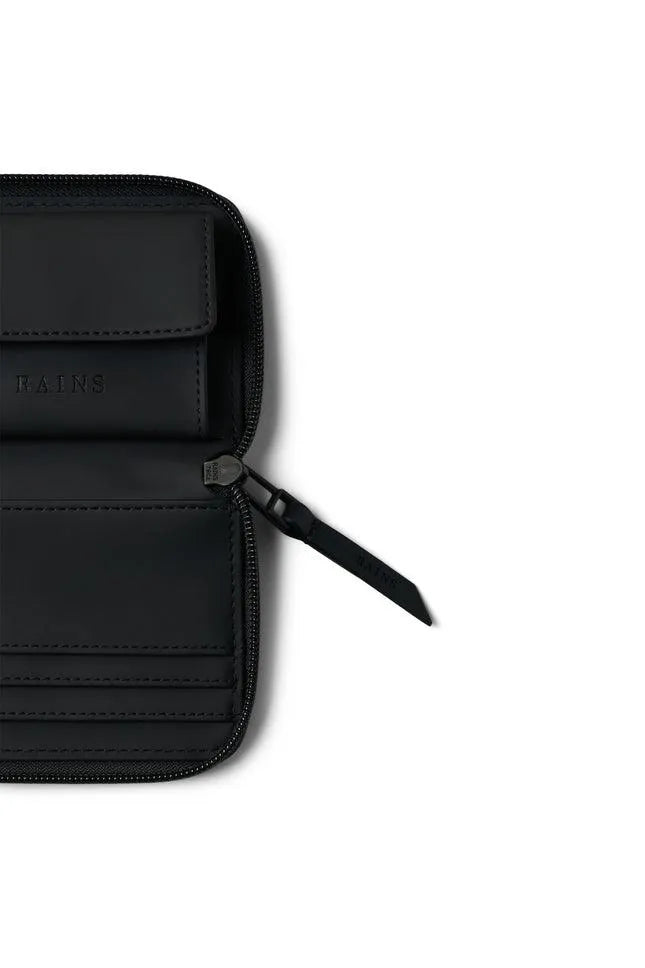 Rains Cartera Small Wallet Negro - ECRU