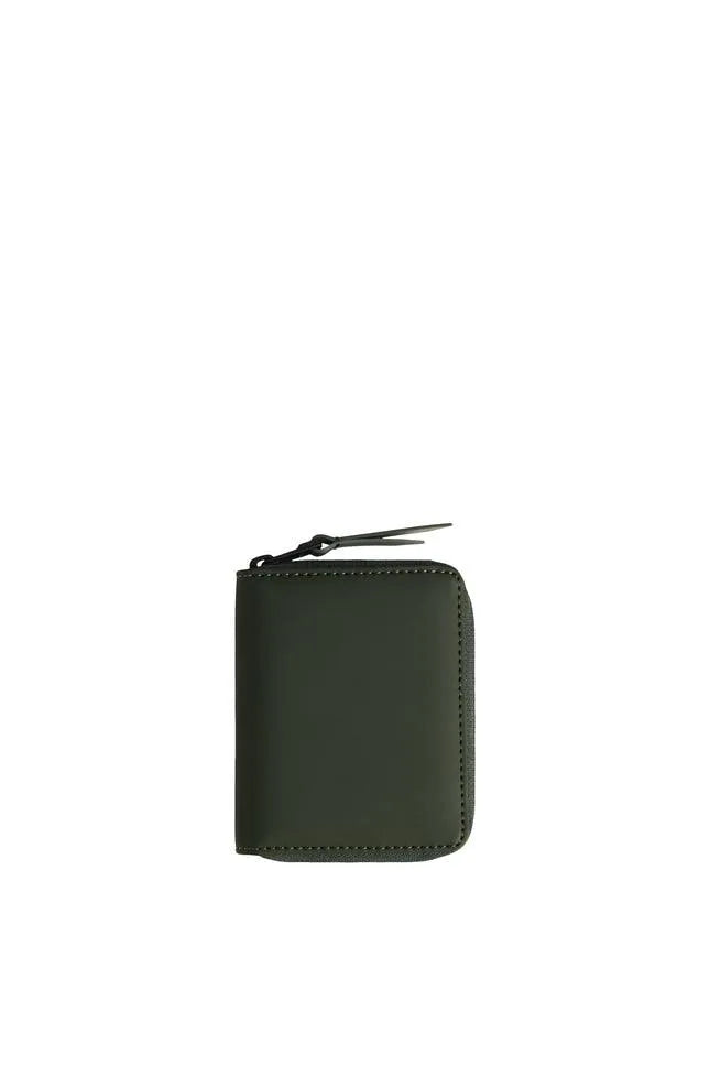 Rains Cartera Small Wallet Verde - ECRU