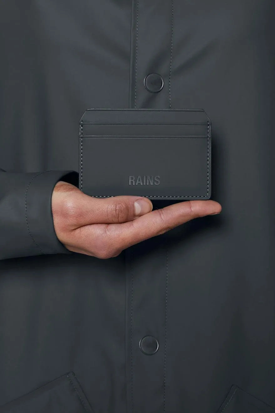 Rains Tarjetero Card Holder Slate - ECRU
