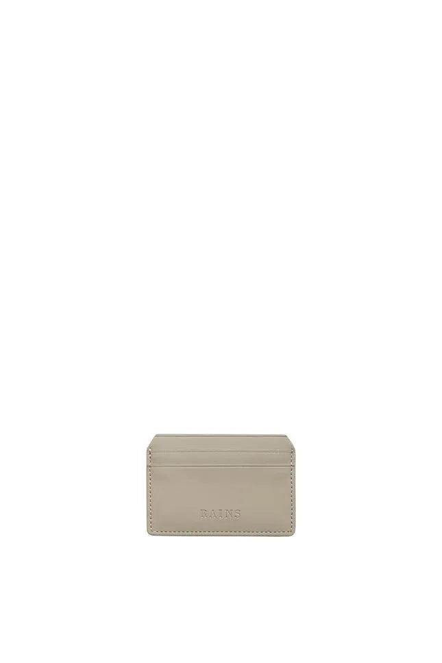 Rains Tarjetero Card Holder Taupe - ECRU