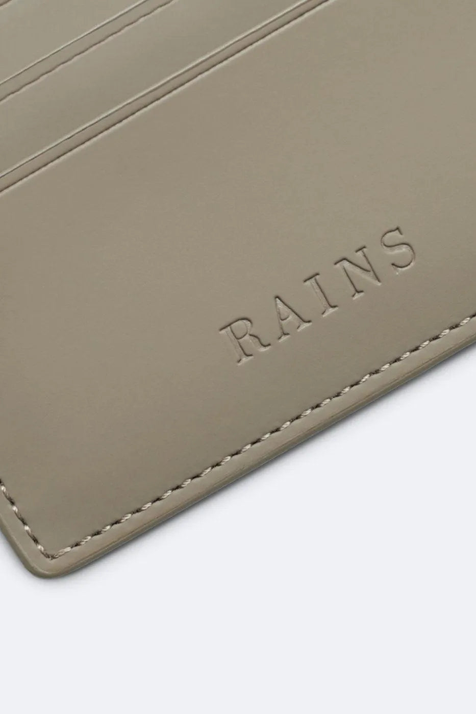 Rains Tarjetero Card Holder Taupe - ECRU