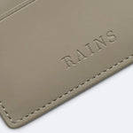 Rains Tarjetero Card Holder Taupe - ECRU