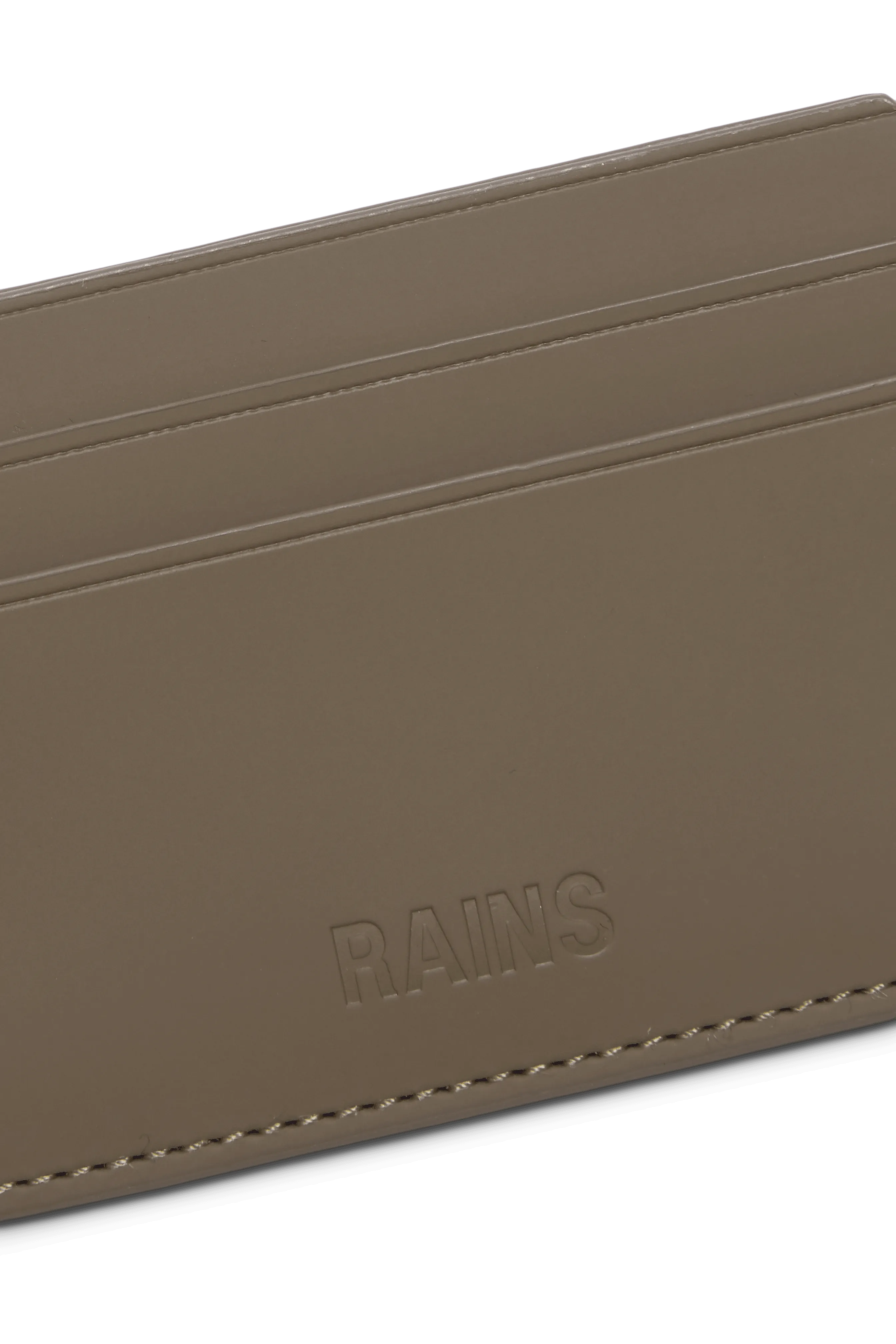 Rains Tarjetero Card Holder Wood - ECRU