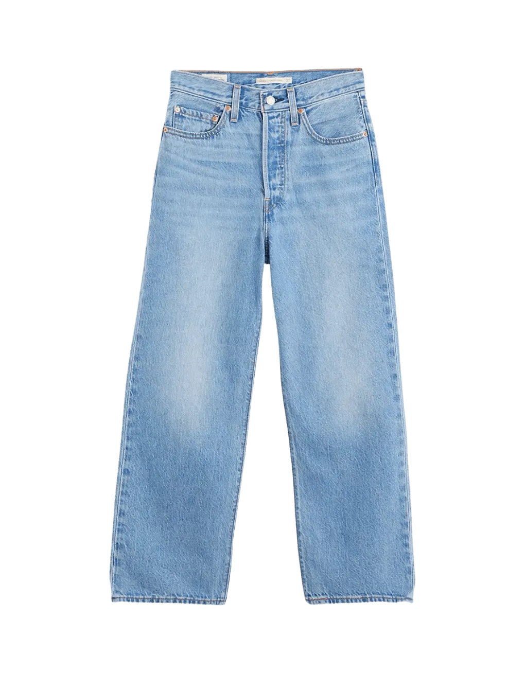 Ribcage Straight Ankle In The Middle - ECRU