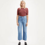 Ribcage Straight Ankle In The Middle - ECRU