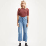 Ribcage Straight Ankle In The Middle - ECRU