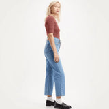 Ribcage Straight Ankle In The Middle - ECRU