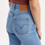 Ribcage Straight Ankle In The Middle - ECRU