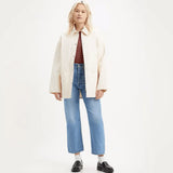 Ribcage Straight Ankle In The Middle - ECRU