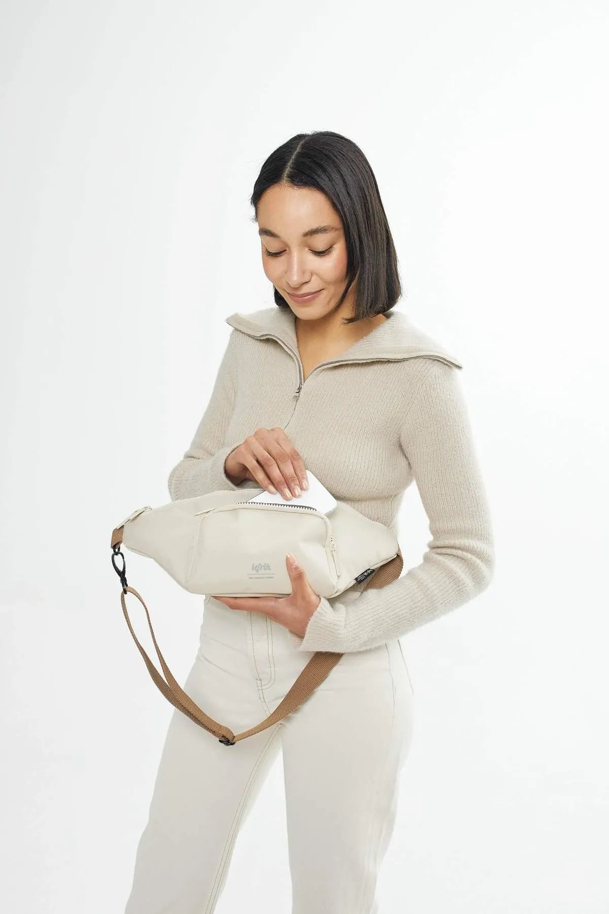 Riñonera Atlas Tech Ecru - ECRU