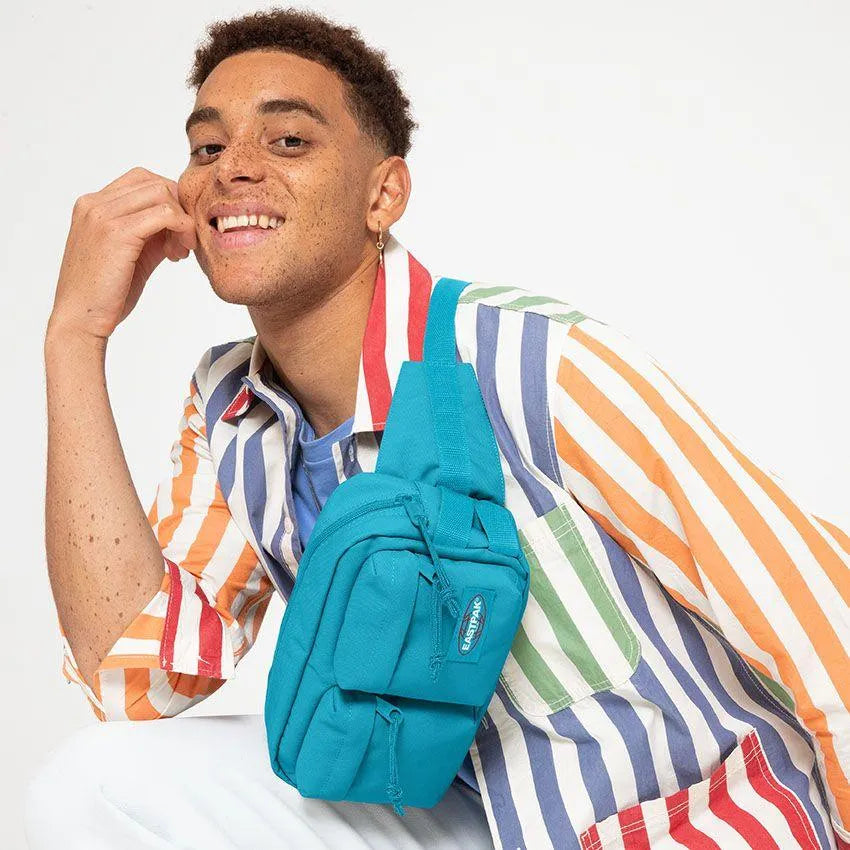 Riñonera Bumbag Double Pool Blue - ECRU