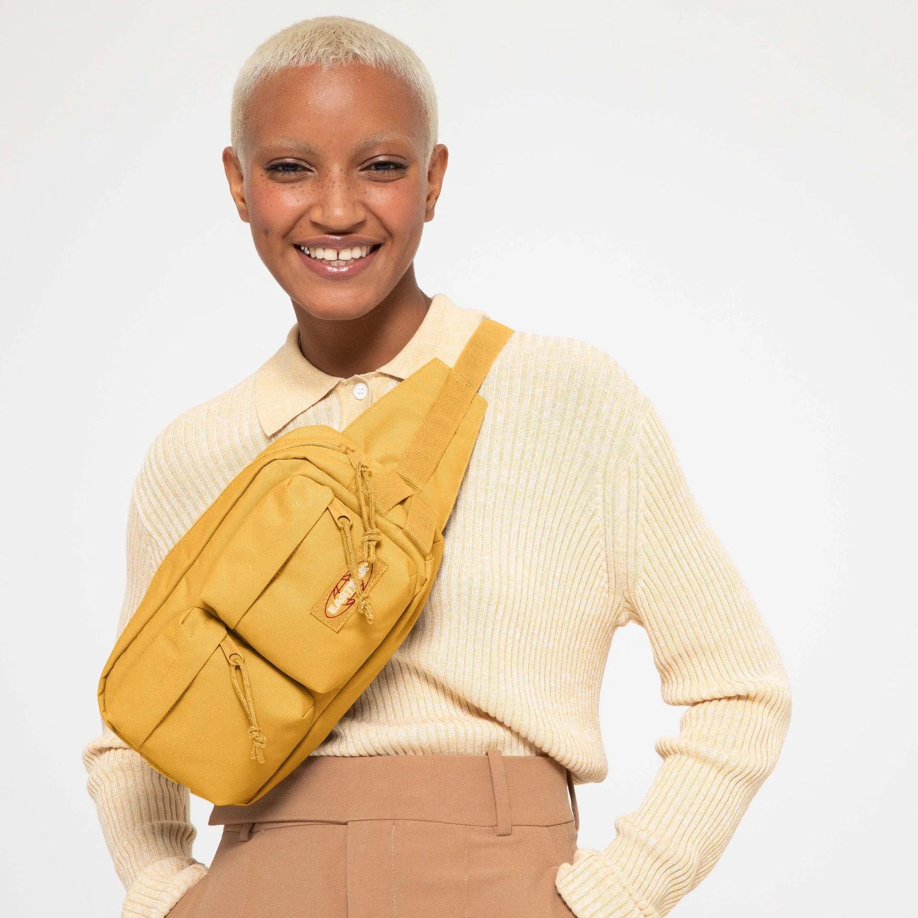 Riñonera Bumbag Double Sunset Yellow - ECRU