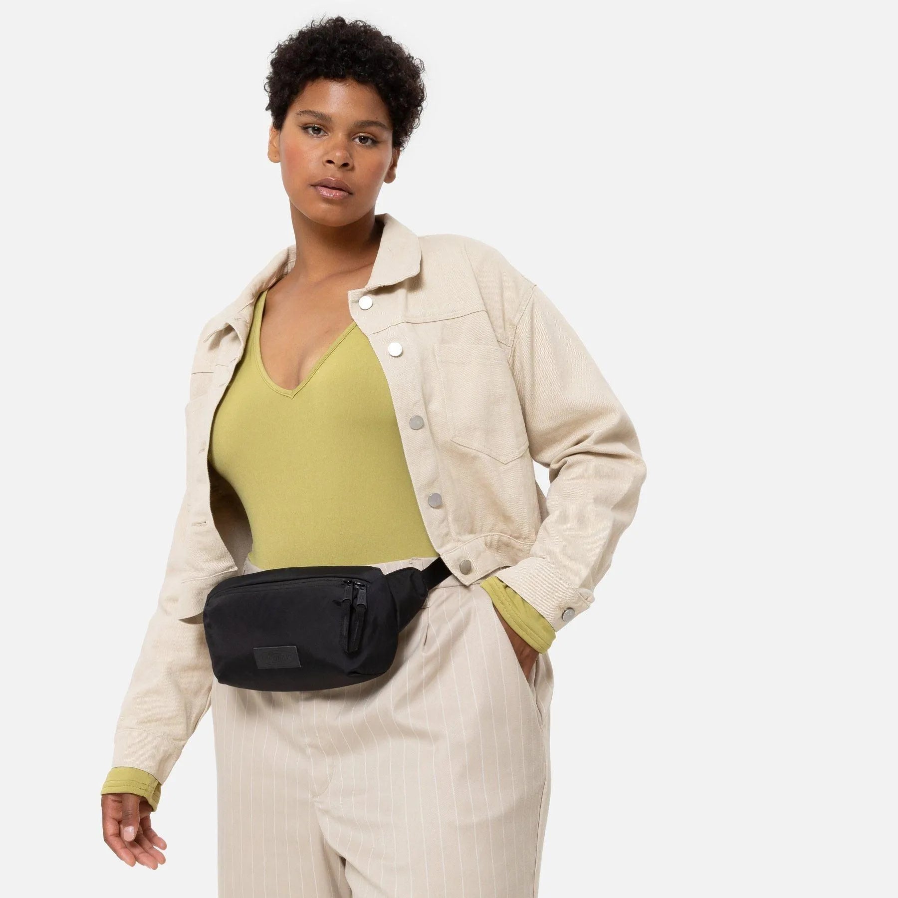 Riñonera Cnnct F Waist Black - ECRU