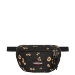 Riñonera Springer Flower Shine Black - ECRU