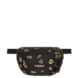 Riñonera Springer Flower Shine Black - ECRU