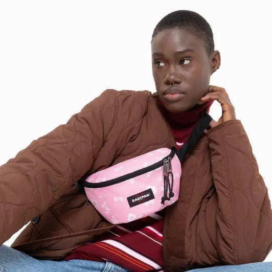 Riñonera Springer Flower Shine Pink - ECRU