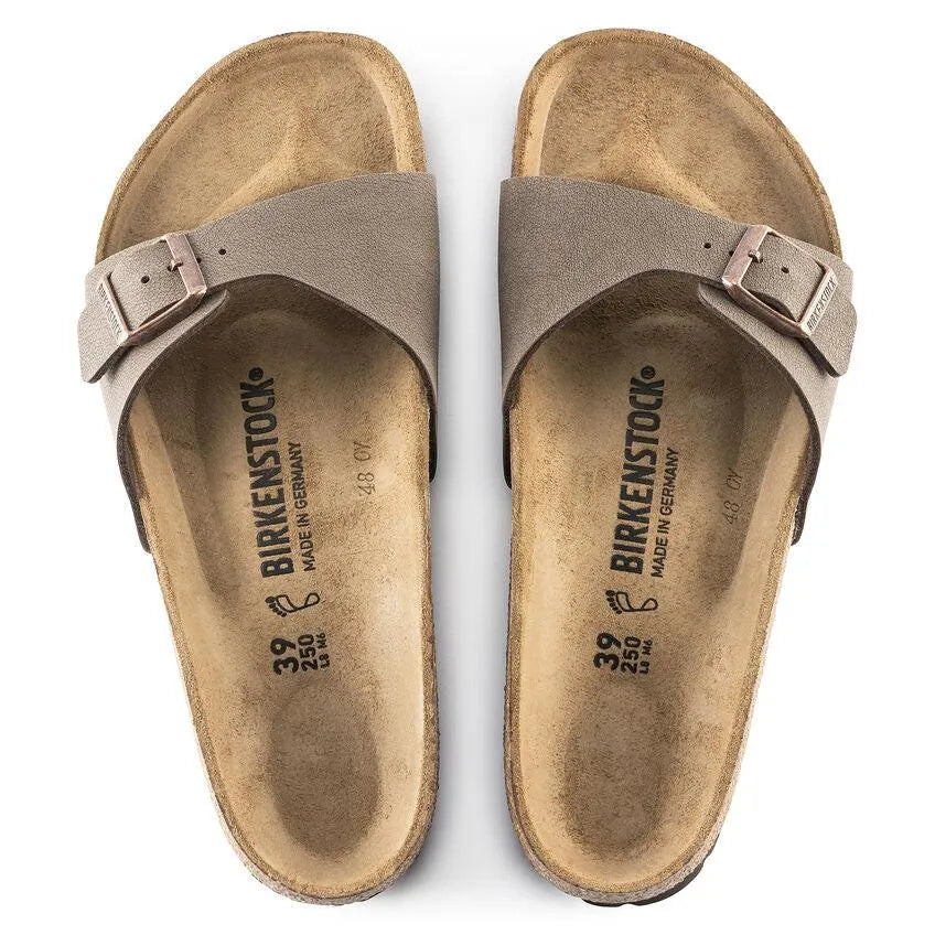 Sandalia Birkenstock Madrid Birko-Flor Mocca - ECRU