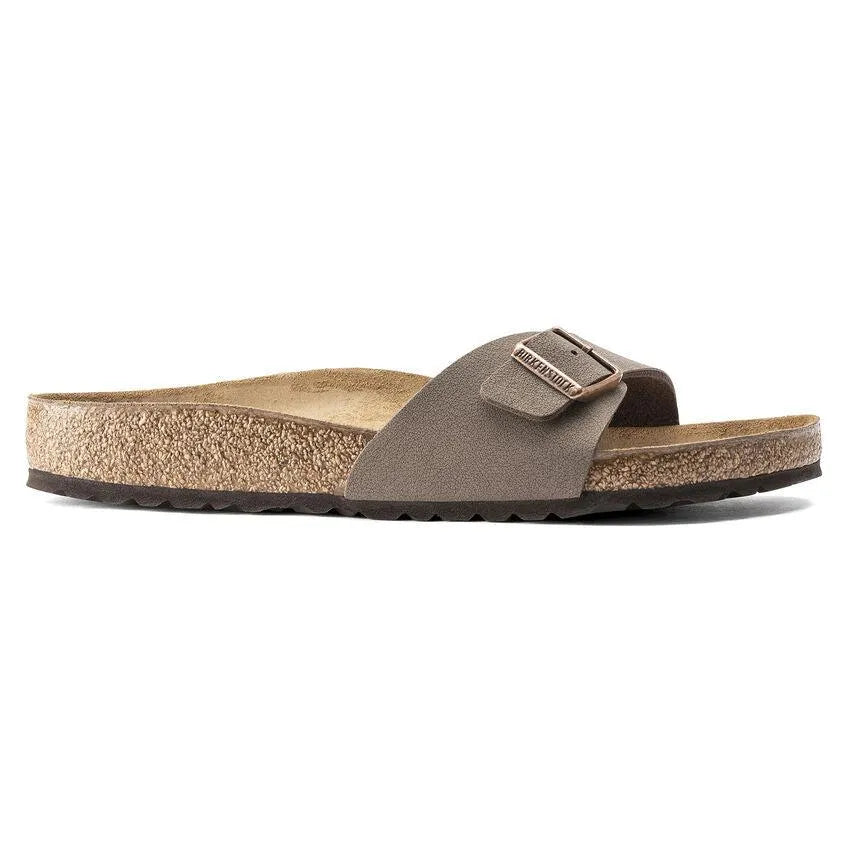 Sandalia Birkenstock Madrid Birko-Flor Mocca - ECRU