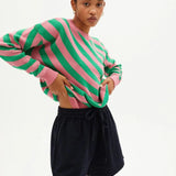 Short Geranio Dark Seersucker - ECRU