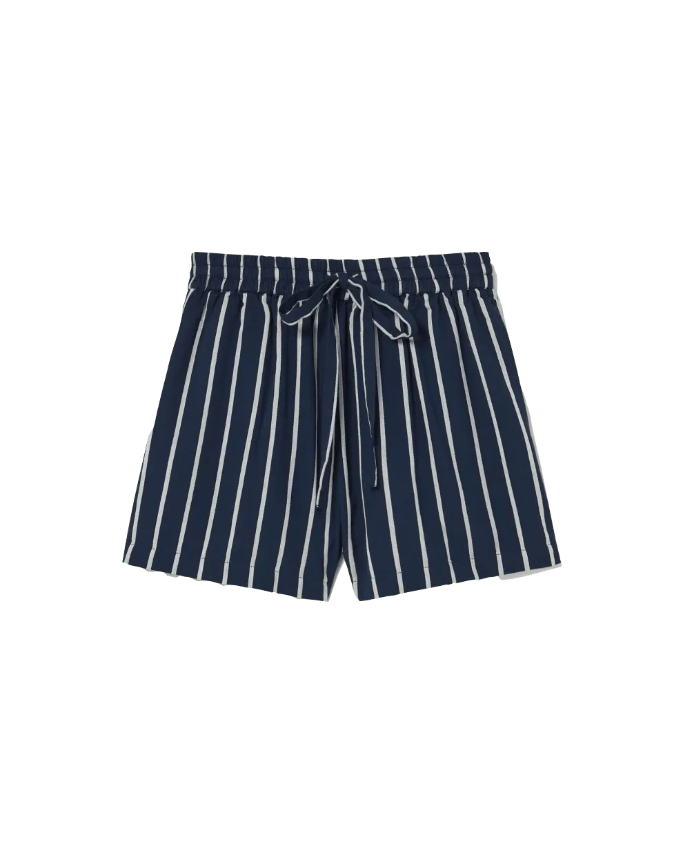 Short Geranio Rayas Navy - ECRU