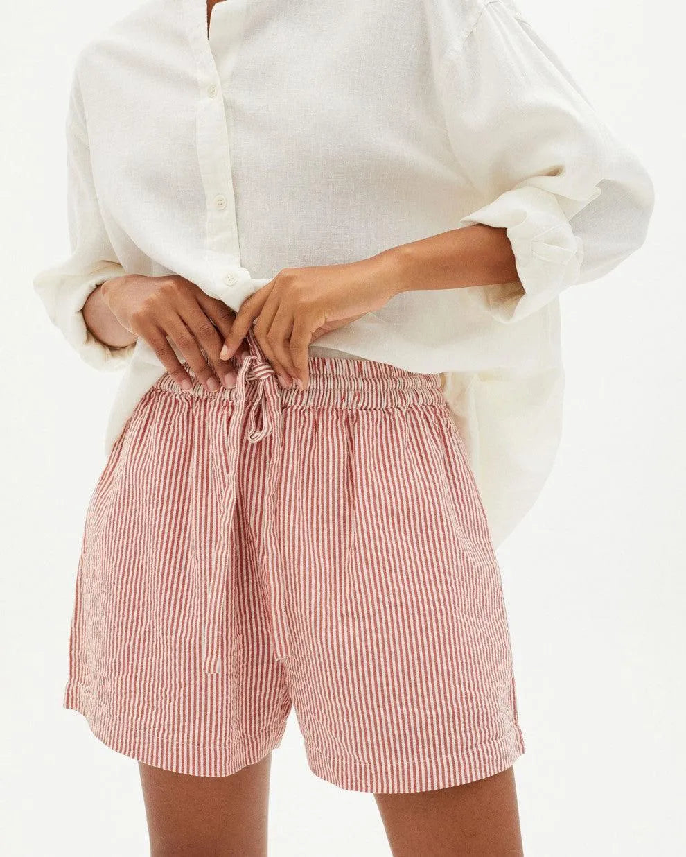 Short Geranio Seersucker - ECRU