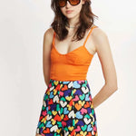 Short tiro alto Corazones - ECRU