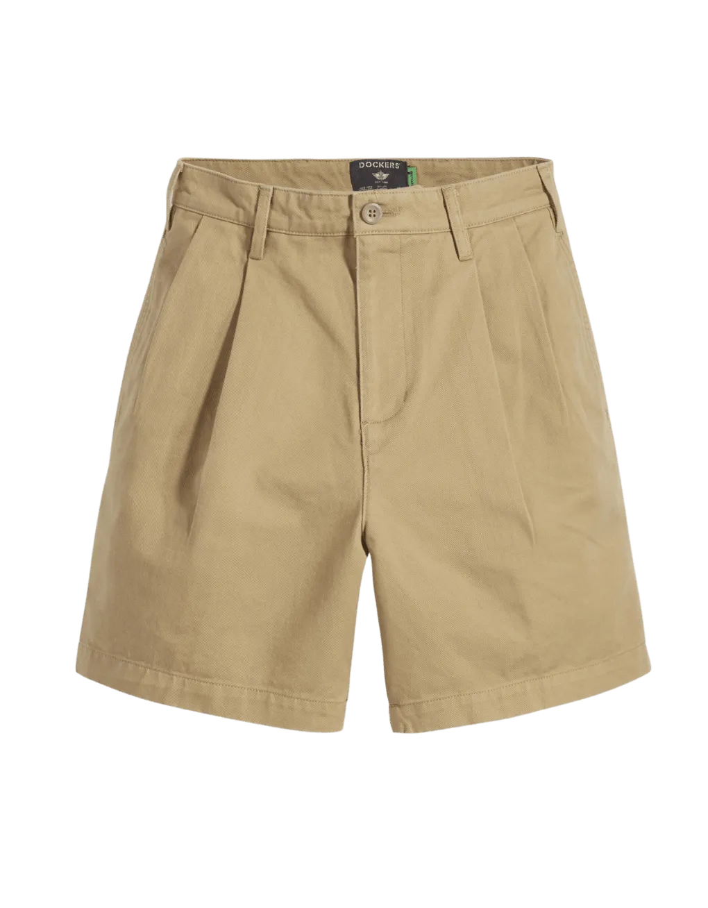 Shorts Dockers de Mujer Pleated Harvest Gold Beige - ECRU