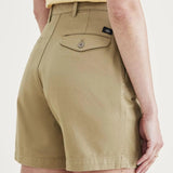 Shorts Dockers de Mujer Pleated Harvest Gold Beige - ECRU