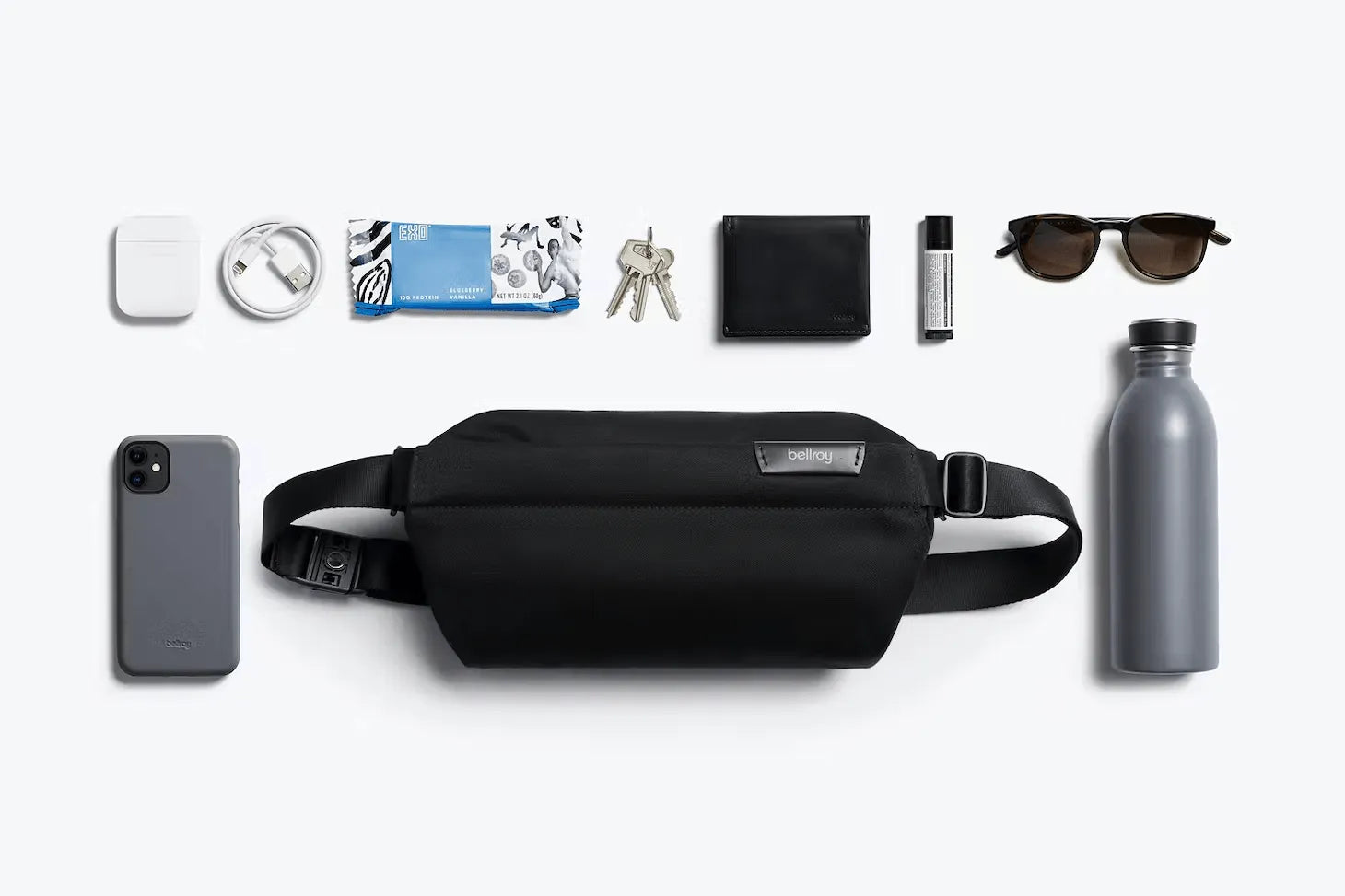 Sling Mini Melbourne Black - ECRU