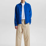 Sobrecamisa Anerkjendt Oscar Twill True Blue - ECRU