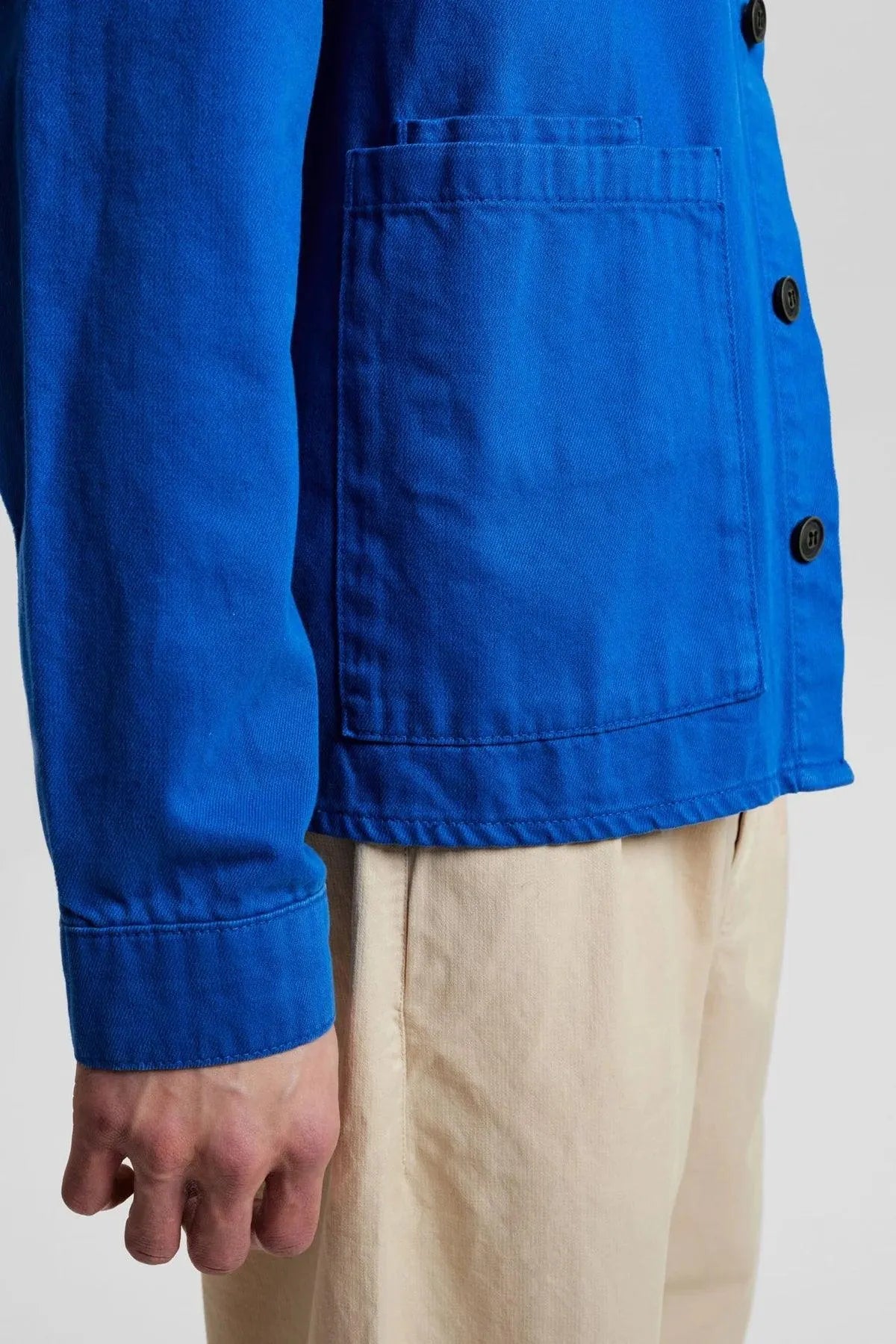 Sobrecamisa Anerkjendt Oscar Twill True Blue - ECRU