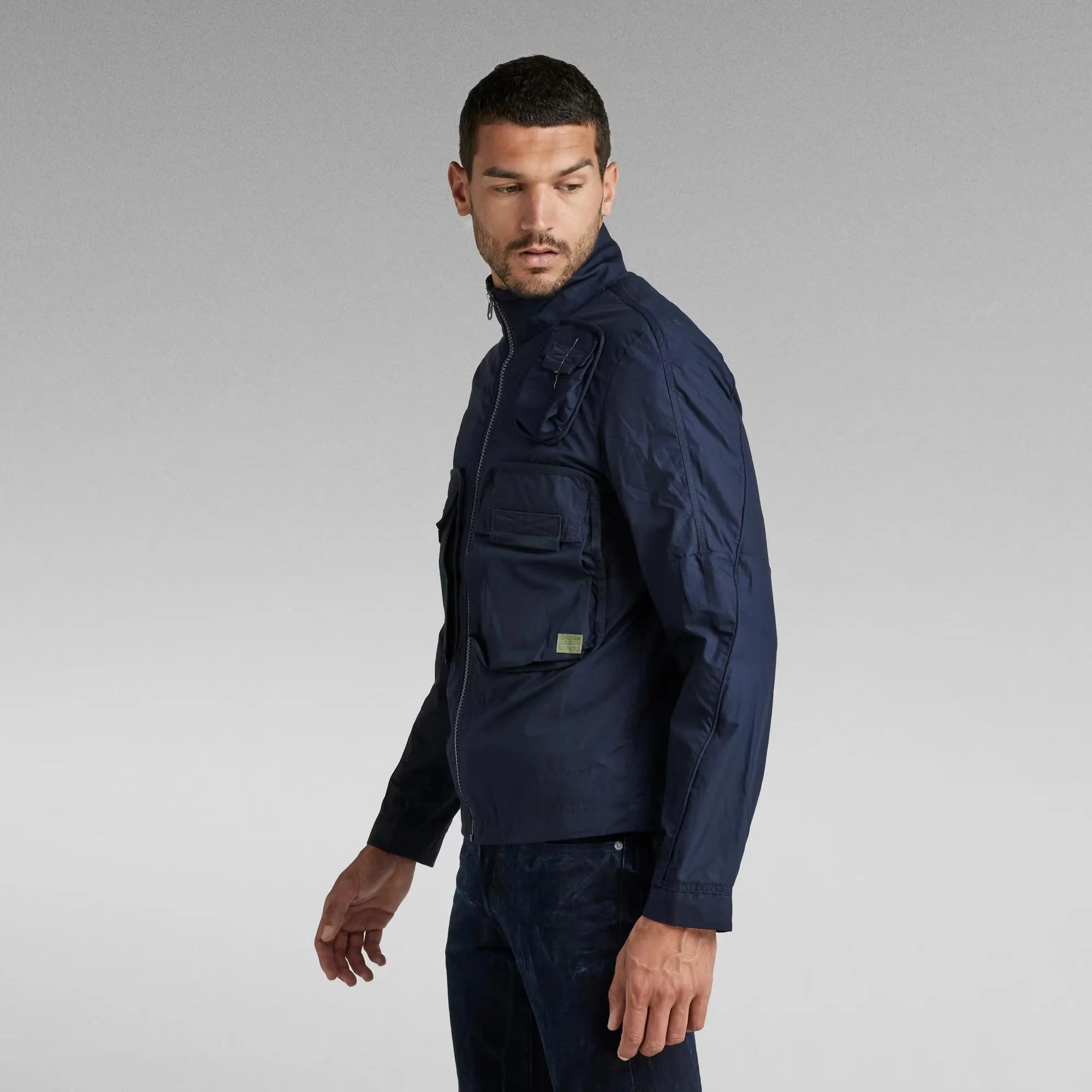 Sobrecamisa Bound Pocket Track Bomber - ECRU