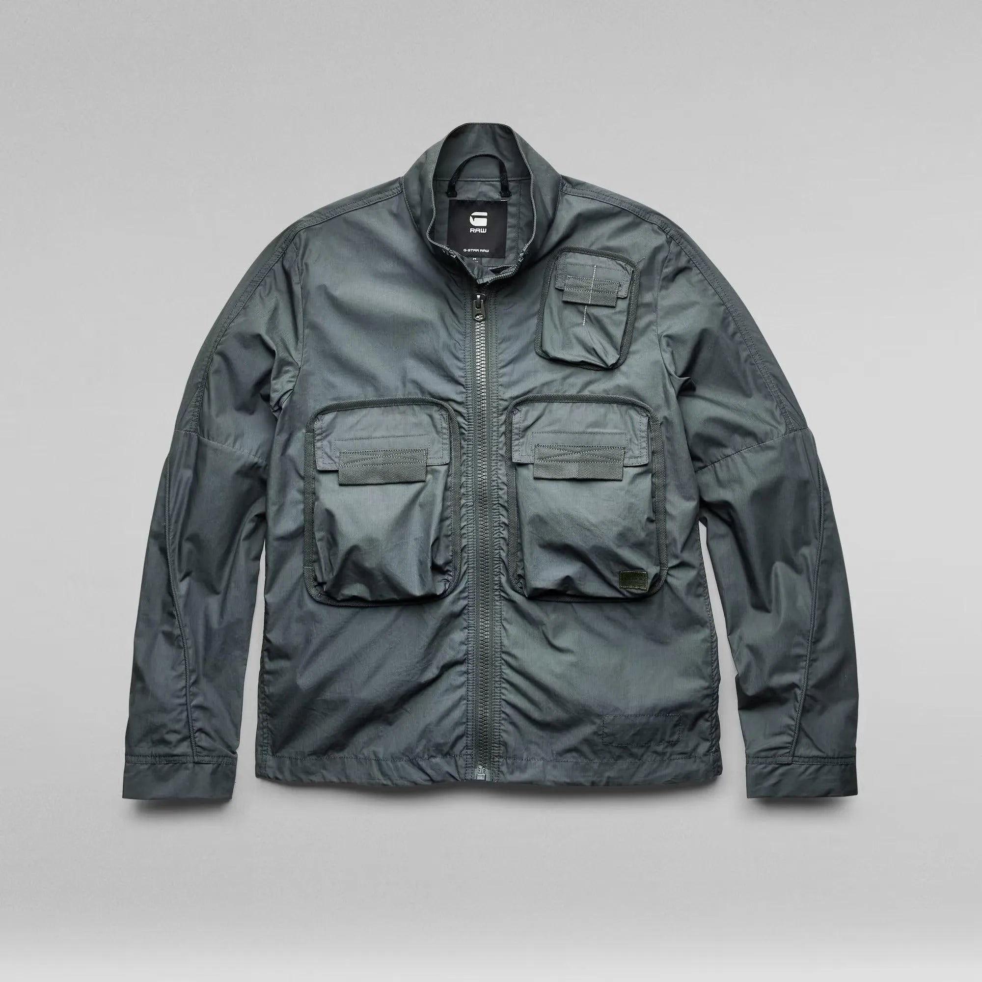 Sobrecamisa Bound Pocket Track Bomber - ECRU